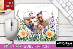 Wildflowers Photo Mouse Pad PNG - Summer Flowers Picture Pad Product Image 1
