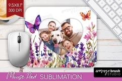Wildflowers Photo Mouse Pad PNG - Summer Flowers Picture Pad Product Image 1