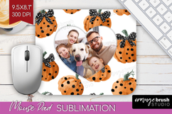 Pumpkun Photo Mouse Pad PNG - Fall Picture Frame Mouse Pad Product Image 1