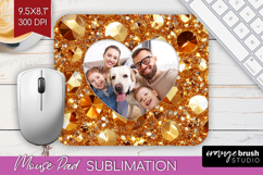 Gem Texture Photo Mouse Pad PNG - Gemstone Picture Frame Pad Product Image 1