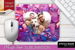 Gem Texture Photo Mouse Pad PNG - Gemstone Picture Frame Pad Product Image 1