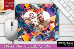 Gem Texture Photo Mouse Pad PNG - Gemstone Picture Frame Pad Product Image 1