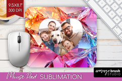 Gem Texture Photo Mouse Pad PNG - Gemstone Picture Frame Pad Product Image 1
