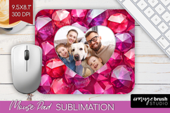 Gem Texture Photo Mouse Pad PNG - Gemstone Picture Frame Pad Product Image 1