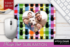 Halloween Photo Mouse Pad PNG - Spooky Picture Frame Mouse Product Image 1