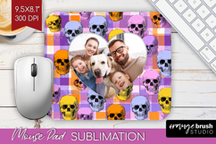 Halloween Photo Mouse Pad PNG - Spooky Picture Frame Mouse Product Image 1