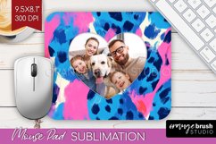 Leopard Print Photo Mouse Pad PNG - Animal Pattern Picture Product Image 1