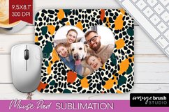 Leopard Print Photo Mouse Pad PNG - Animal Pattern Picture Product Image 1
