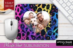 Leopard Print Photo Mouse Pad PNG - Animal Pattern Picture Product Image 1