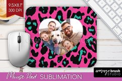 Leopard Print Photo Mouse Pad PNG - Animal Pattern Picture Product Image 1