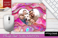 Pearl Photo Mouse Pad PNG - Pearl Texture Picture Frame Pad Product Image 1