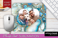 Pearl Photo Mouse Pad PNG - Pearl Texture Picture Frame Pad Product Image 1