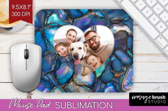 Pearl Photo Mouse Pad PNG - Pearl Texture Picture Frame Pad Product Image 1