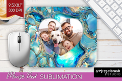 Pearl Photo Mouse Pad PNG - Pearl Texture Picture Frame Pad Product Image 1
