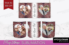 Animal Print Photo Mug Wrap PNG - Wild Animal Picture Frame Product Image 1