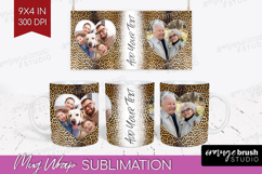 Animal Print Photo Mug Wrap PNG - Wild Animal Picture Frame Product Image 1