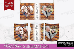 Animal Print Photo Mug Wrap PNG - Wild Animal Picture Frame Product Image 1