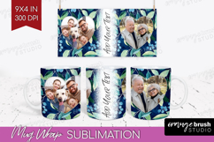Eucalyptus Photo Mug Wrap PNG - Botanical Picture Frame Mug Product Image 1