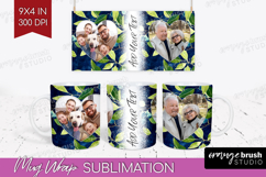 Eucalyptus Photo Mug Wrap PNG - Botanical Picture Frame Mug Product Image 1