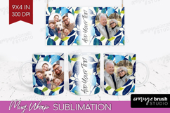 Eucalyptus Photo Mug Wrap PNG - Botanical Picture Frame Mug Product Image 1