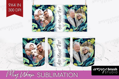 Eucalyptus Photo Mug Wrap PNG - Botanical Picture Frame Mug Product Image 1