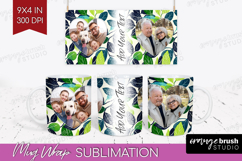 Eucalyptus Photo Mug Wrap PNG - Botanical Picture Frame Mug Product Image 1
