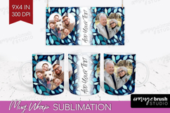 Eucalyptus Photo Mug Wrap PNG - Botanical Picture Frame Mug Product Image 1