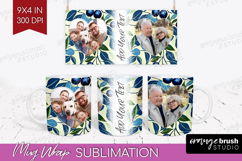 Eucalyptus Photo Mug Wrap PNG - Botanical Picture Frame Mug Product Image 1