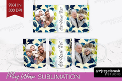 Eucalyptus Photo Mug Wrap PNG - Botanical Picture Frame Mug Product Image 1
