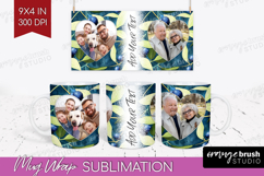 Eucalyptus Photo Mug Wrap PNG - Botanical Picture Frame Mug Product Image 1