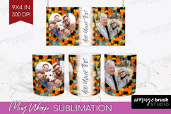 Halloween Photo Mug Wrap PNG - Brush Stroke Picture Frame Product Image 1