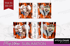 Halloween Photo Mug Wrap PNG - Brush Stroke Picture Frame Product Image 1