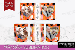 Halloween Photo Mug Wrap PNG - Brush Stroke Picture Frame Product Image 1