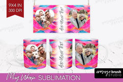 Brush Stroke Photo Mug Wrap PNG - Abstract Texture Picture Product Image 1