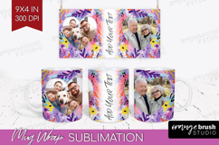 Brush Stroke Photo Mug Wrap PNG - Abstract Texture Picture Product Image 1