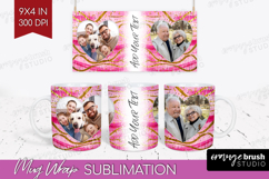 Brush Stroke Photo Mug Wrap PNG - Abstract Texture Picture Product Image 1