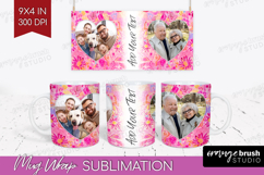 Brush Stroke Photo Mug Wrap PNG - Abstract Texture Picture Product Image 1