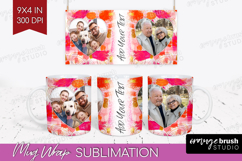 Brush Stroke Photo Mug Wrap PNG - Abstract Texture Picture Product Image 1