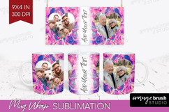 Brush Stroke Photo Mug Wrap PNG - Abstract Texture Picture Product Image 1
