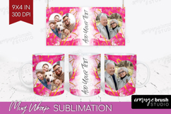 Brush Stroke Photo Mug Wrap PNG - Abstract Texture Picture Product Image 1