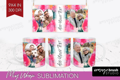 Brush Stroke Photo Mug Wrap PNG - Abstract Texture Picture Product Image 1