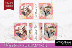 Brush Stroke Photo Mug Wrap PNG - Abstract Texture Picture Product Image 1