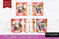 Brush Stroke Photo Mug Wrap PNG - Abstract Texture Picture Product Image 1