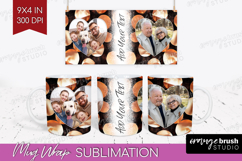 Rose Gold Photo Mug Wrap PNG - Abstract Picture Frame Mug Product Image 1