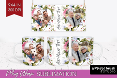 Spring Photo Mug Wrap PNG - Flowers Picture Frame Mug Product Image 1