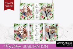 Spring Photo Mug Wrap PNG - Flowers Picture Frame Mug Product Image 1