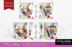Spring Photo Mug Wrap PNG - Flowers Picture Frame Mug Product Image 1