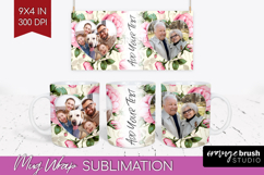 Spring Photo Mug Wrap PNG - Flowers Picture Frame Mug Product Image 1