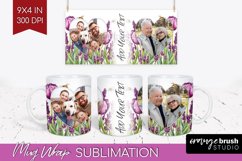 Wildflowers Photo Mug Wrap PNG - Floral Picture Frame Mug Product Image 1