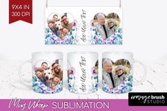 Wildflowers Photo Mug Wrap PNG - Floral Picture Frame Mug Product Image 1